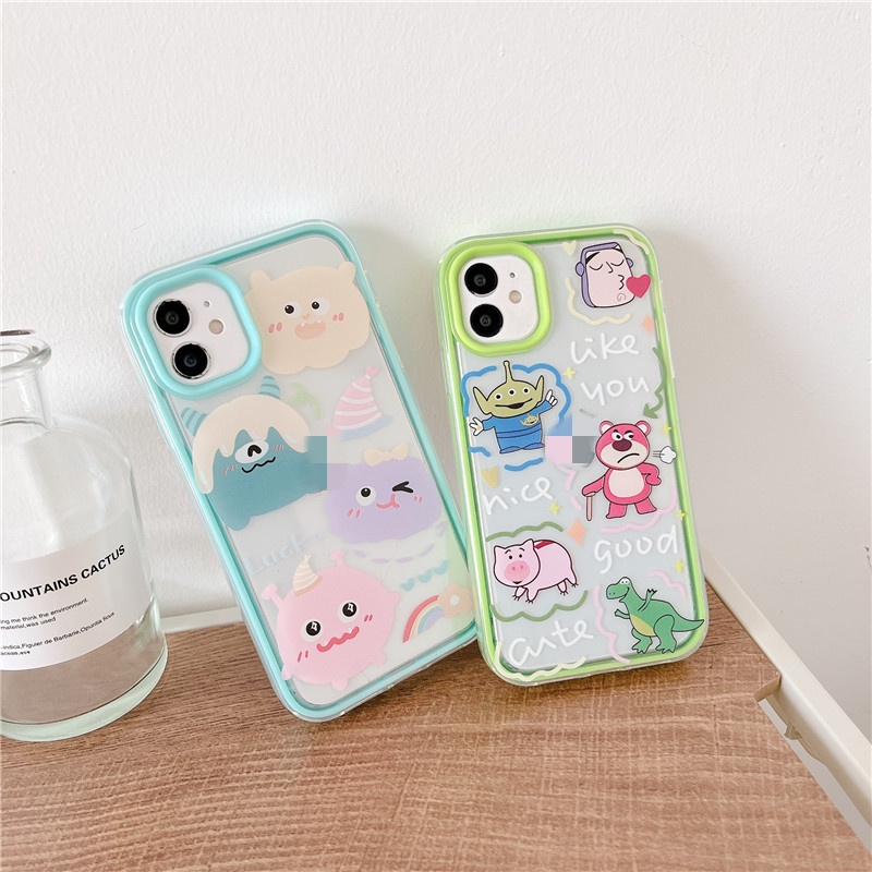 Ốp Điện Thoại Hình Quái Vật 3 Trong 1 Cho OPPO A15 A1K A55 A54 A16 A5S A12 A7 A53 A3S A74 A95 A94 A93 A83 A31 A9 A5 2020 A52 A92