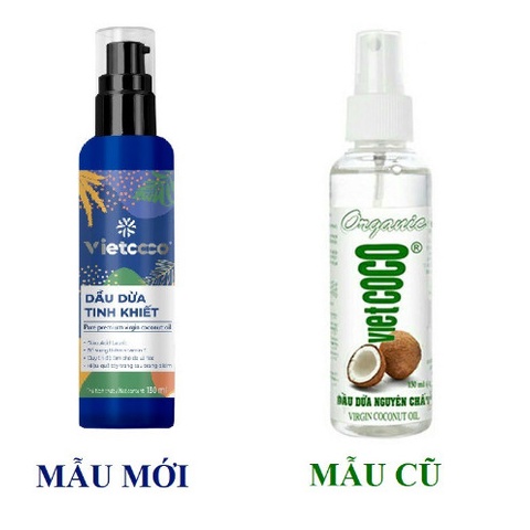 Dầu Dừa 100% Nguyên Chất Vietcoco 130ml chai xịt