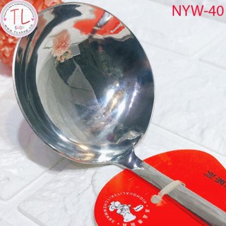 Muôi múc canh inox cán dài 21CM