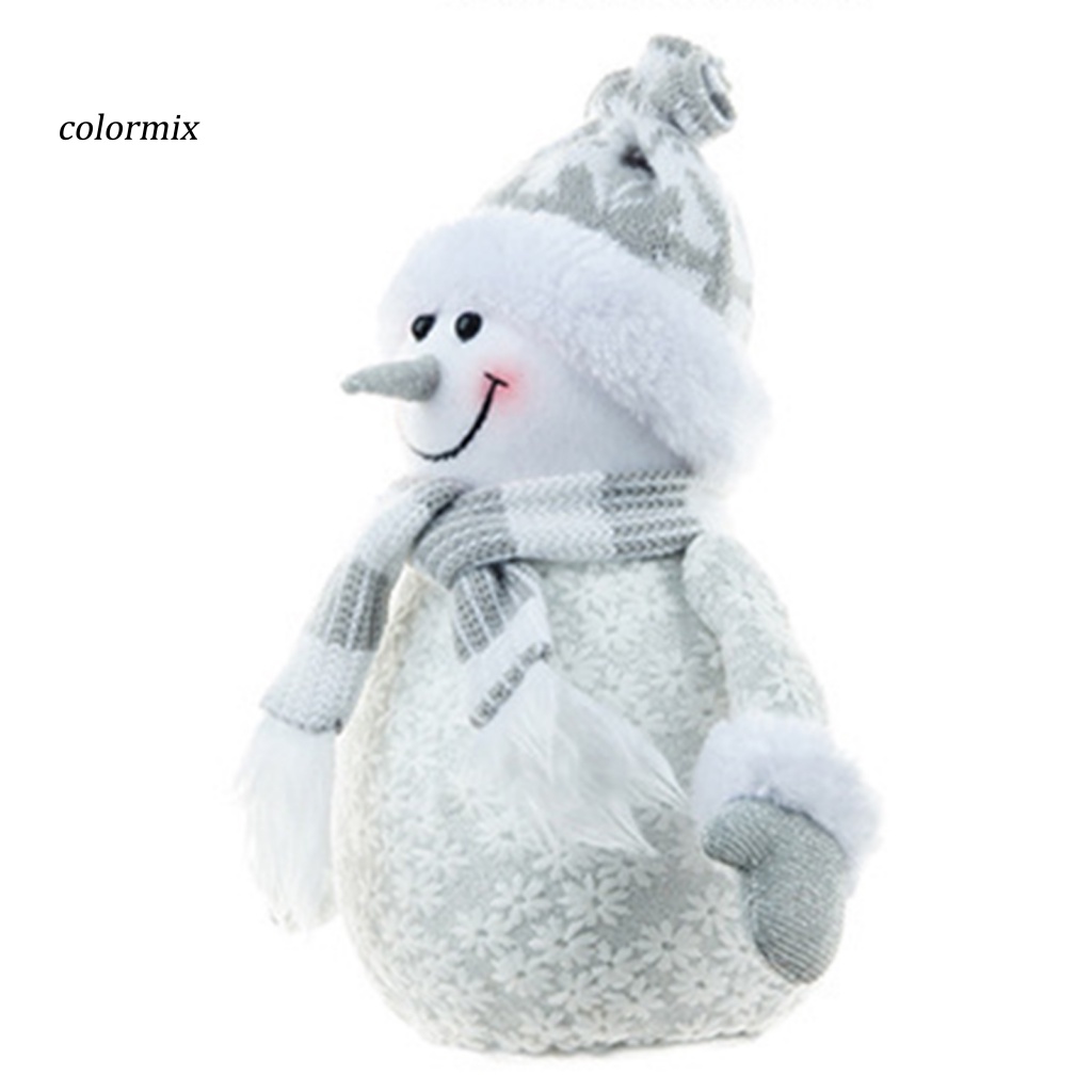 Búp Bê Hình Ông Già Noel / Người Tuyết Màu Sắc Tươi Sáng Trang Trí Giáng Sinh