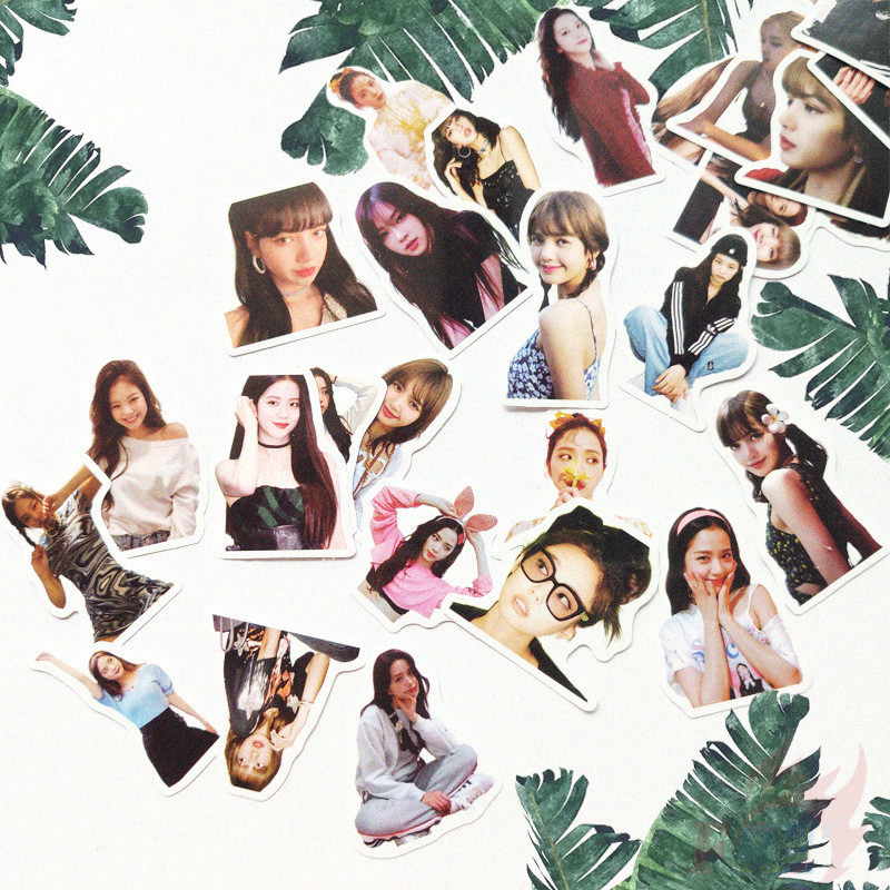 Bộ 30 Sticker Nhóm Nhạc Blackpink Dán Trang Trí Sổ Lưu Niệm