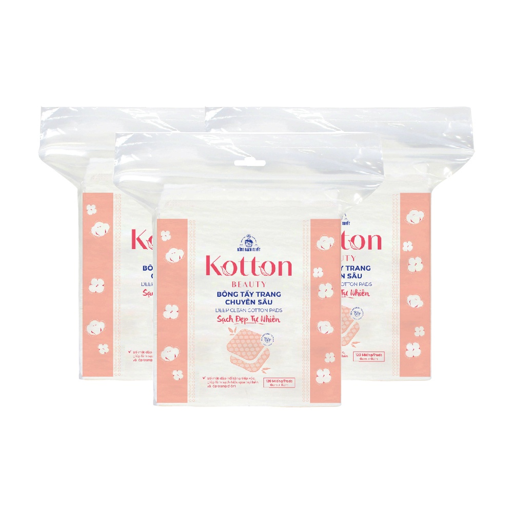 Bông Tẩy Trang Cotton Bề Mặt Mịn Kotton Beauty