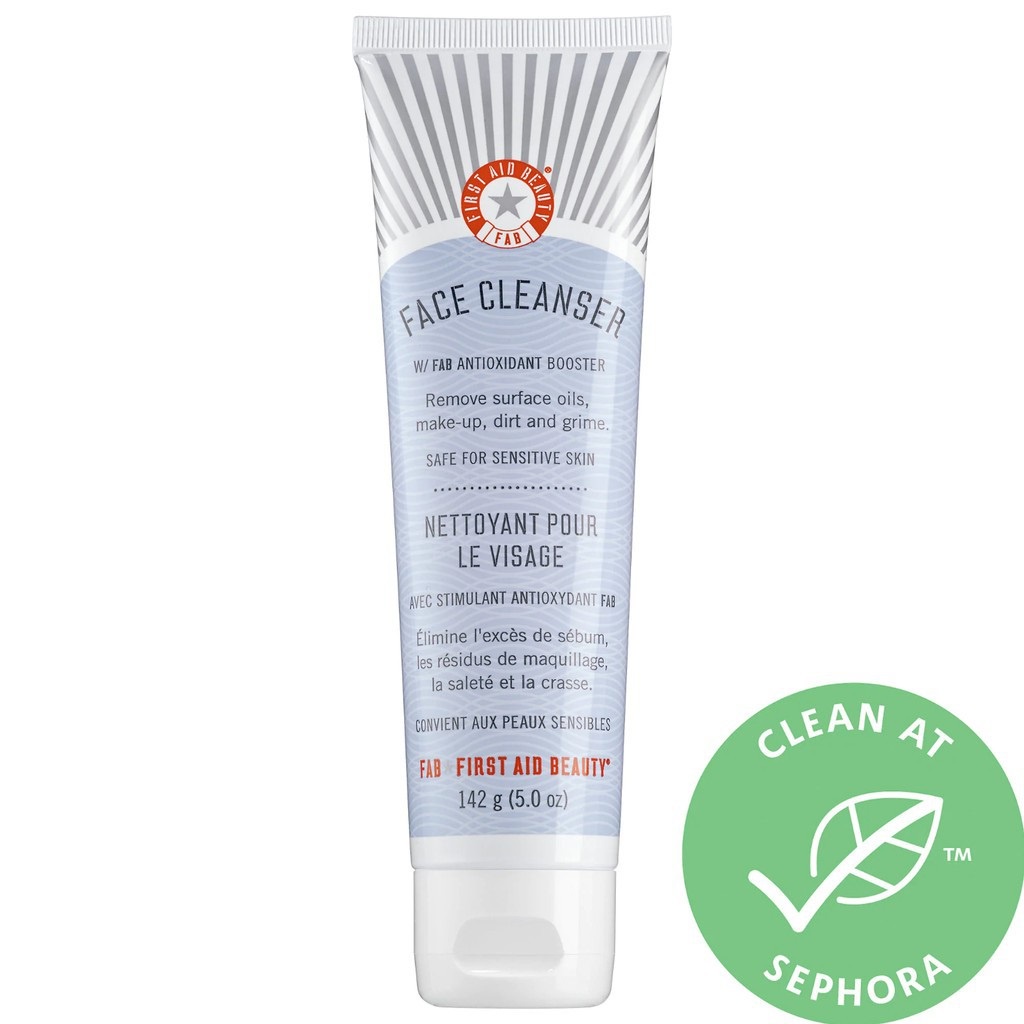 FIRST AID BEAUTY 🌿 Sữa rửa mặt cho da nhạy cảm FAB Pure Skin Face Cleanser