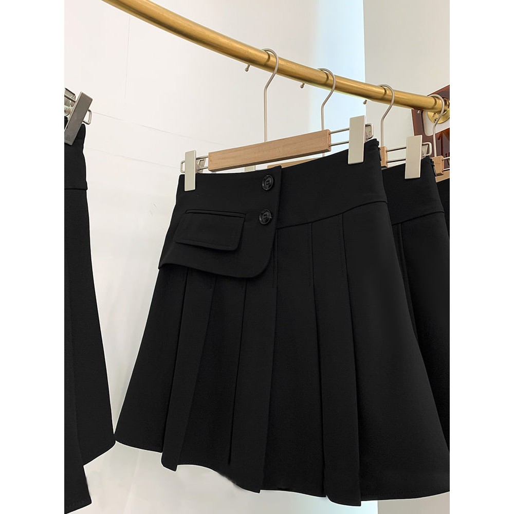 ĐỒ BIGSIZE chân váy kiểu xếp ly bigsize nữ - Chân váy chữ A cạp cao cho nàng béo 55-100kg - Đi chơi, dự tiệc, dạo phố | BigBuy360 - bigbuy360.vn