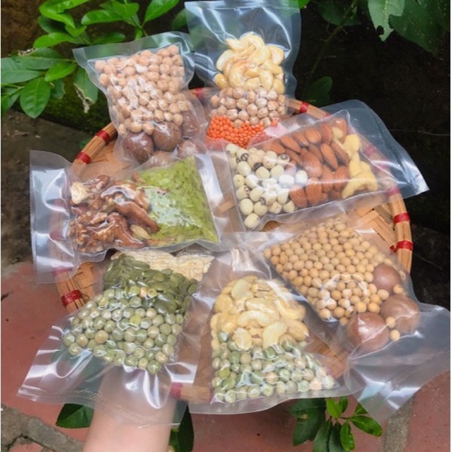 Gói mix hạt nấu sữa tăng cân