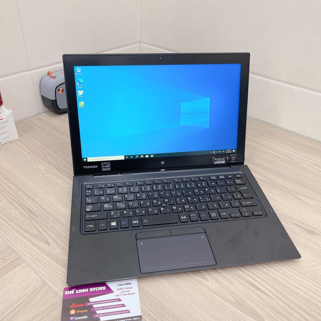 Laptop 2 trong 1 Toshiba Portege Z20t Màn 12.5 cảm ứng - Core M5 5Y51 SSD 120G