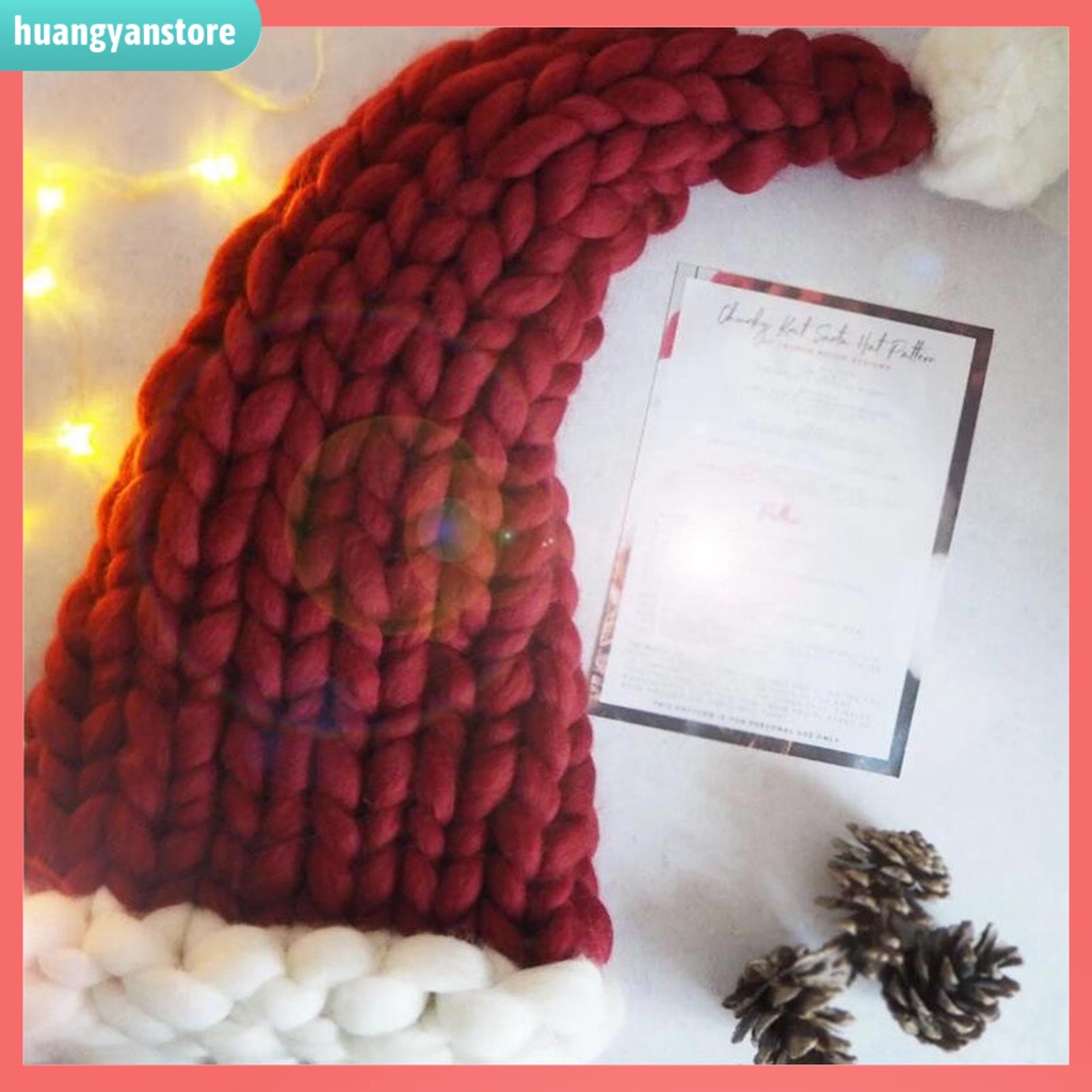 Mũ hóa trang ông già noel mềm mại giữ ấm cho trẻ em