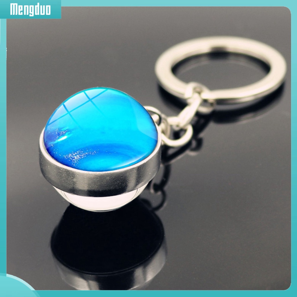 Móc Chìa Khóa Hình Quả Cầu Thủy Tinh Hai Mặt Sử Dụng Năng Lượng Mặt Trời Cho Điện Thoại