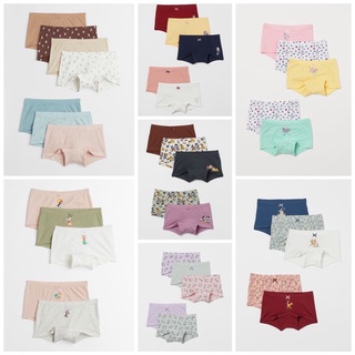 Set 5 quần chip, quần lót đùi cotton bé gái vợt sale
