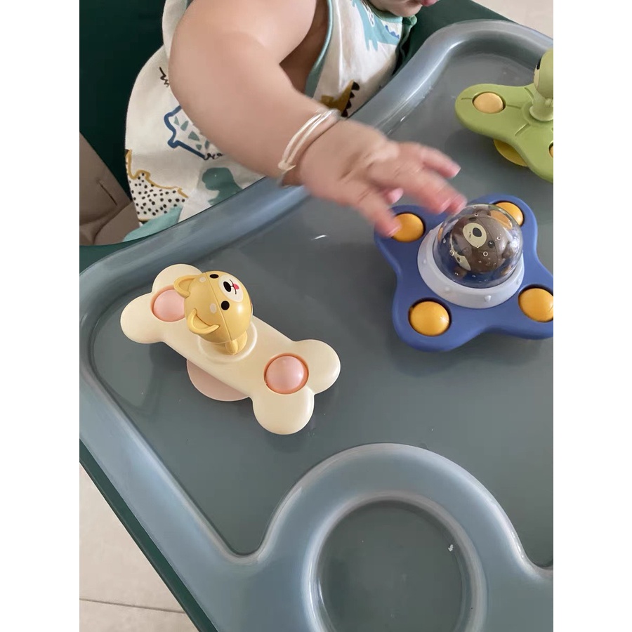 Đồ Chơi Con Quay Spiner Dán Tường kích thích thị giác cho bé