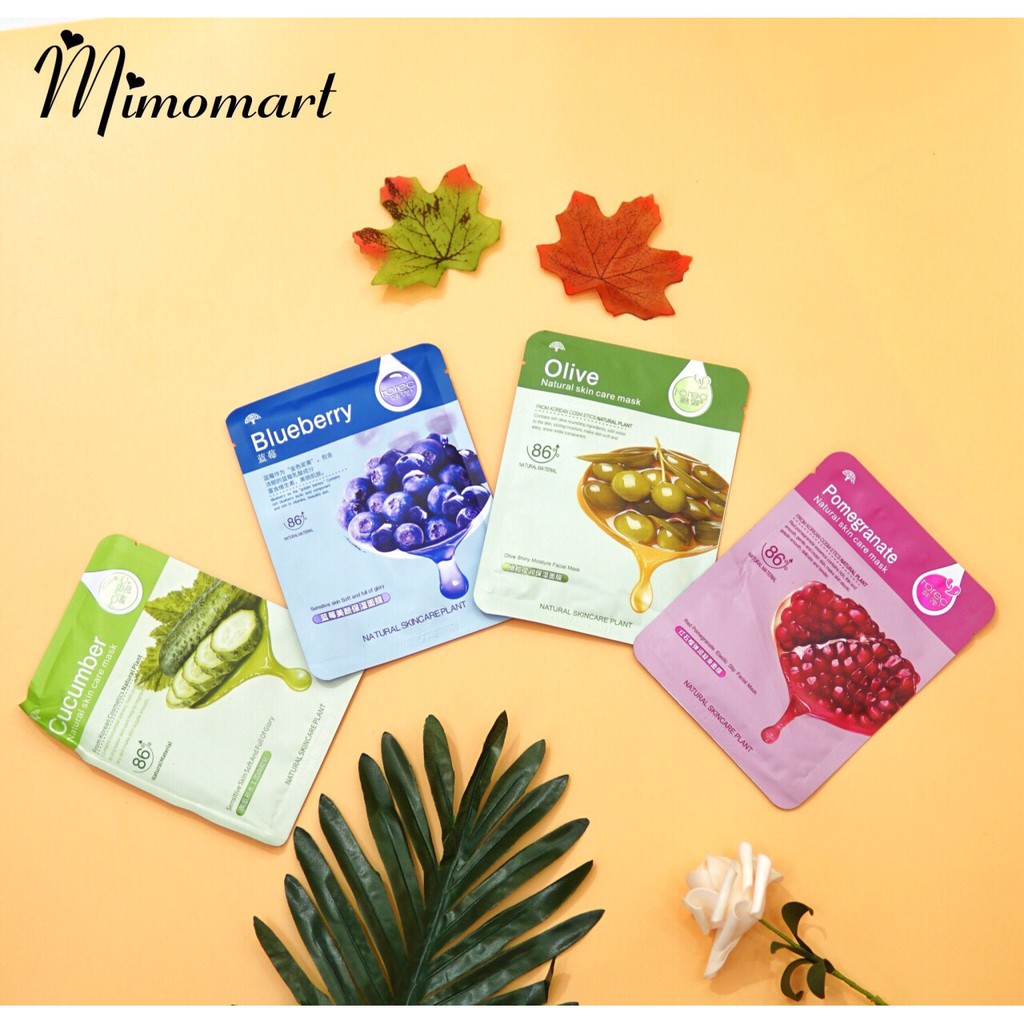 Mặt nạ 9 loại Trái Cây Rorec Natural skin care mask | Thế Giới Skin Care