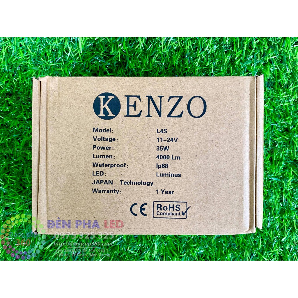 Đèn trợ sáng Kenzo L4s sst - sáng gom -  L4s sst20 2019 NEW