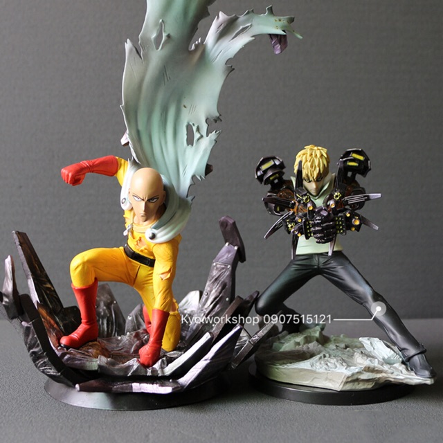 Mô hình figure Saitama & Genos trong OnePunch Man