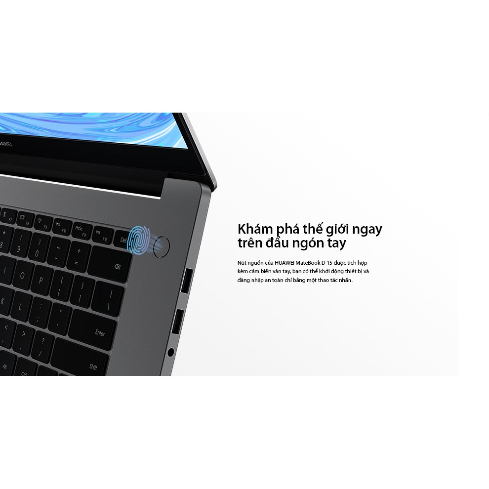 Máy Tính Xách Tay Huawei Matebook D15 (8GB/256GB) | Màn Hình Fullview | BigBuy360 - bigbuy360.vn
