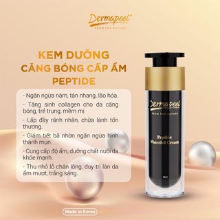 Kem dưỡng Dermapeel Peptide – DA CĂNG BÓNG - TRẮNG SÁNG - LÀM DỊU SAU PEEL DA Chống lão hóa da Hàn Quốc 50ml