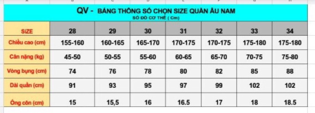 Quần Âu Cao cấp chuẩn xịn Full tem Tag | BigBuy360 - bigbuy360.vn