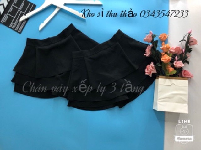 Váy 3 tầng xếp ly hình chụp thật kèm video | BigBuy360 - bigbuy360.vn