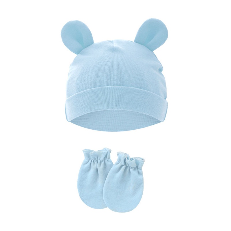 Găng Tay Cotton Giữ Ấm Tai Dành Cho Trẻ Sơ Sinh