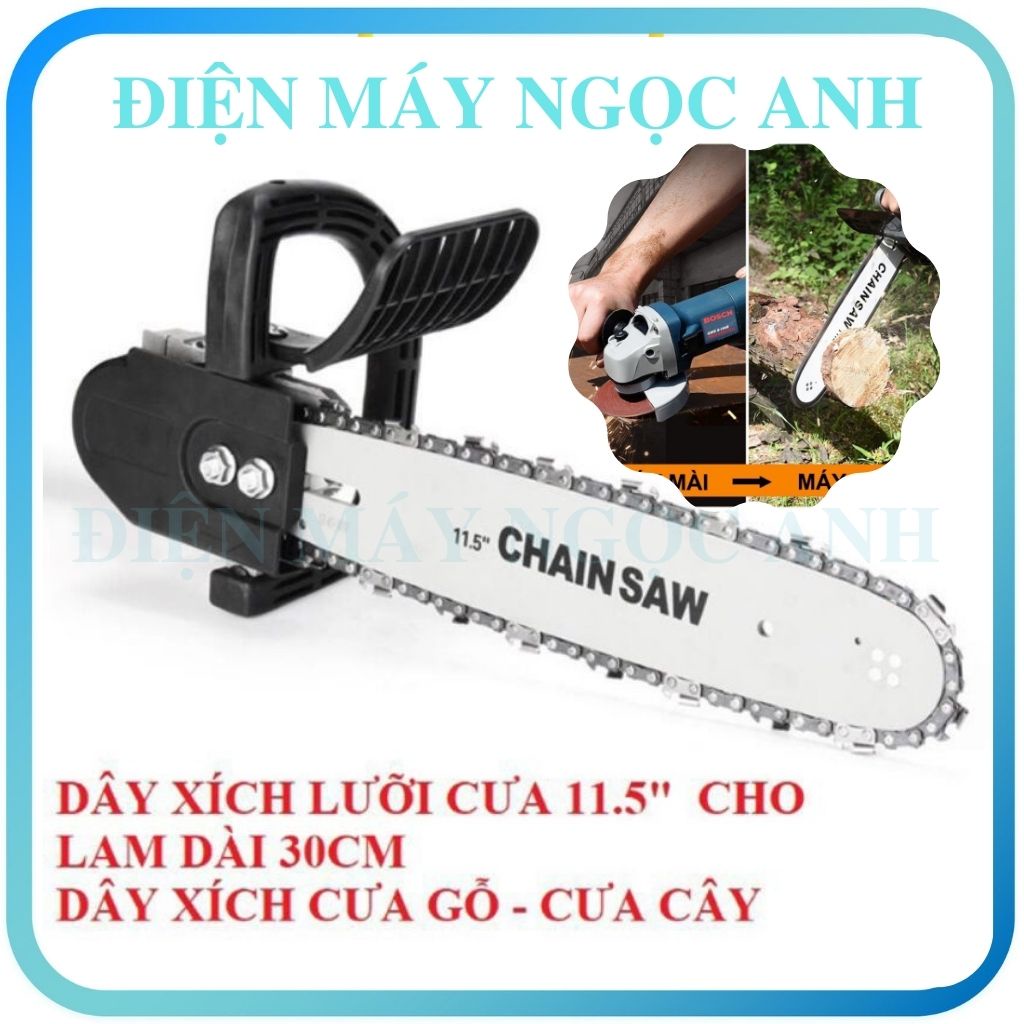 Bộ lam máy cưa xích gắn máy mài góc cắt gỗ gạch stihl cầm tay giá rẻ