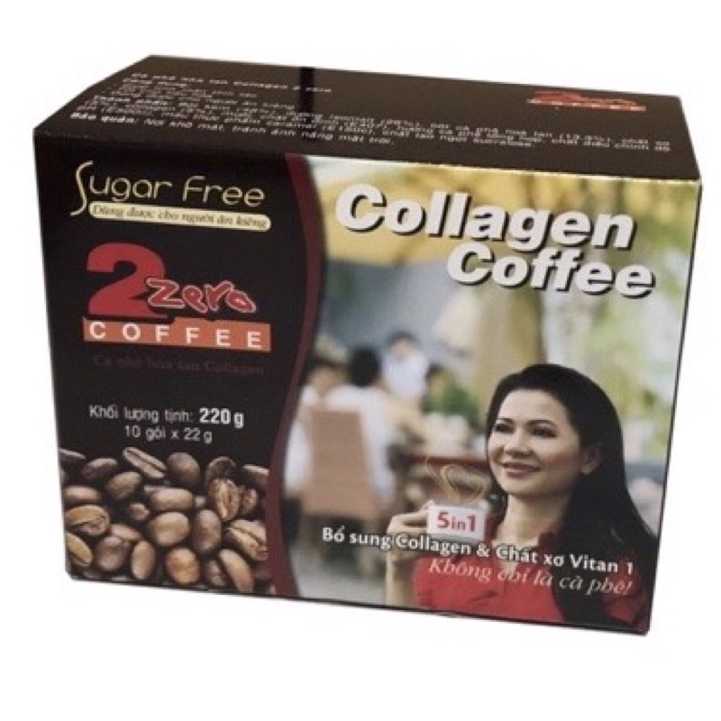 Thùng 20 hộp Cà phê Collagen sữa (ăn kiêng) 5in1 MIKKO