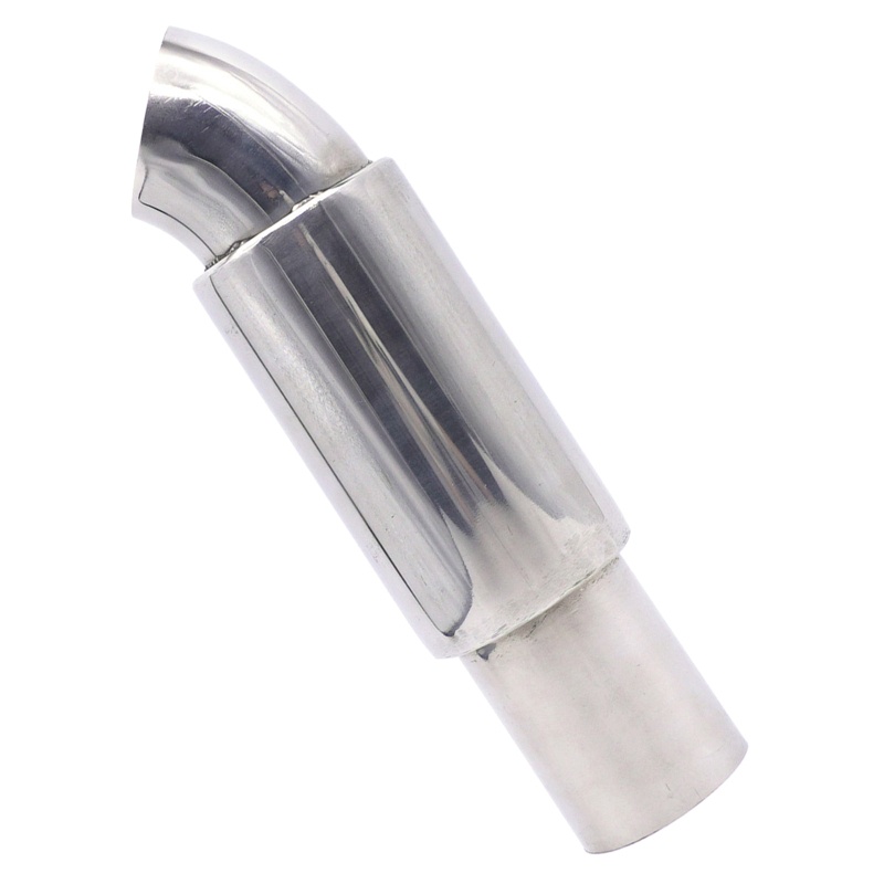 Ống Pô Xả Khí Bằng Thép Không Gỉ Đường Kính Cong 51mm 2 Thông Dụng Cho Xe Hơi