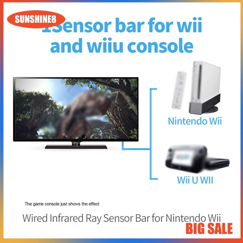 【SUN】Receiver Wiiu Game Have Line Sensor Receiver ABS Durable Material Sensor