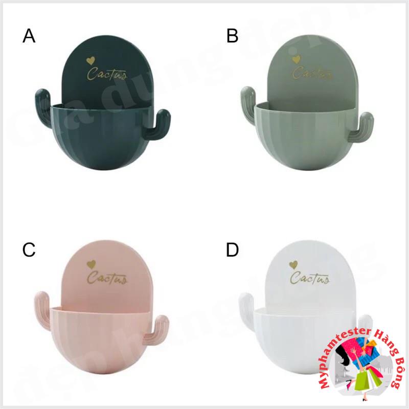 Giá xà phòng xương rồng dán cường lực siêu chắc