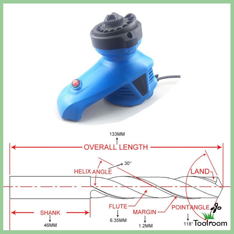 Máy Mài Mũi Khoan Điện 3-12mm Chuyên Dụng