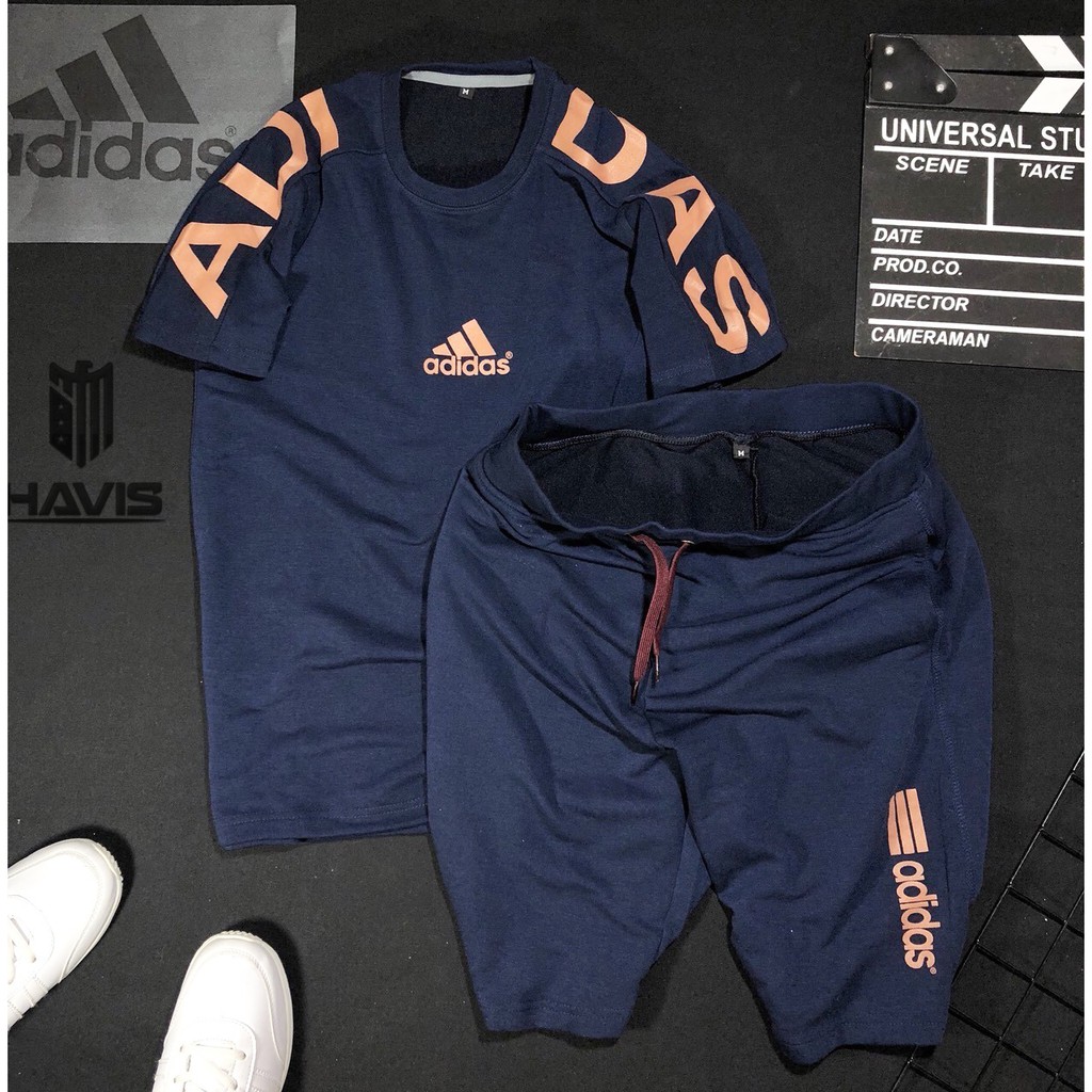 Set đồ bộ thể thao nam hoạ tiết in vai thời trang Hàn Quốc cao cấp SDB040 | BigBuy360 - bigbuy360.vn