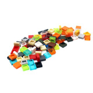 Gạch Lego trơn 1 x 1 có rãnh ở dưới để dễ tháo / Lego Part 3070b: Tile 1 x 1 with Groove