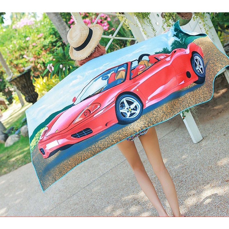 [Voucher &amp; Dịch vụ] Khăn Tắm Lớn , Khăn Trải Đi Biển Dã Ngoại, Tắm Biển Thời Trang, Họa Tiết Dễ Thương