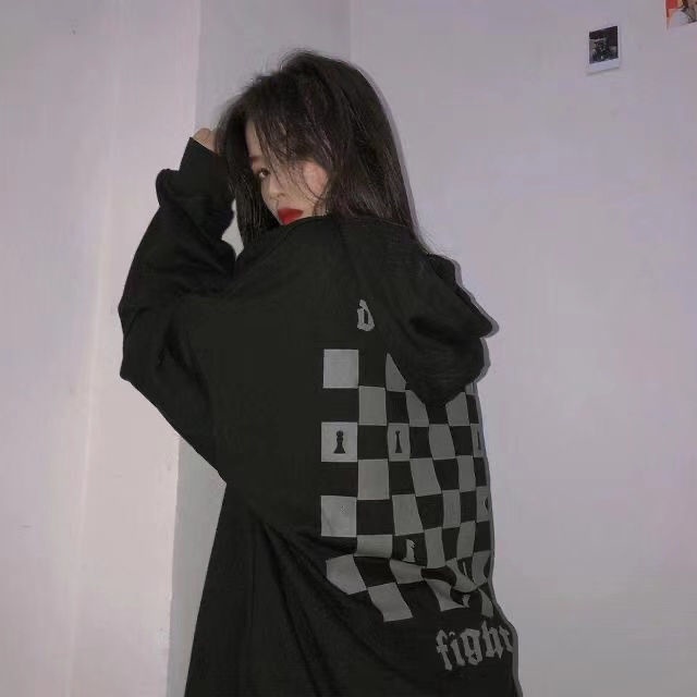Áo Hoodie Tay Dài Dáng Rộng Vải Cotton Mỏng In Họa Tiết Kẻ Sọc Thời Trang Xuân Thu Mới Cho Nam Và Nữ 2021
