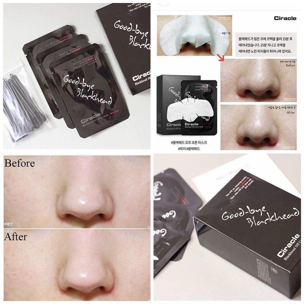 Lẻ Miếng lột mụn đầu đen Goodbye Blackhead