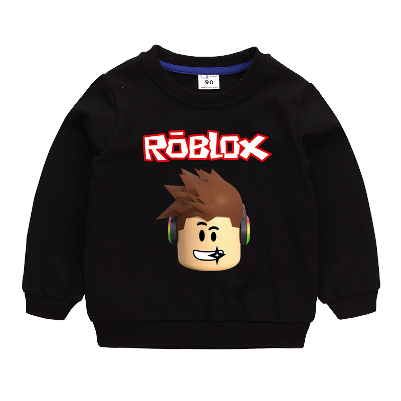 Áo Thun Tay Dài In Hình Roblox 10 Màu Thời Trang Cho Bé