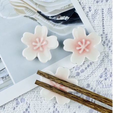 Gác đũa,kê đũa thìa muỗng gốm sứ phụ kiện bàn ăn phong cách Nhật Bản