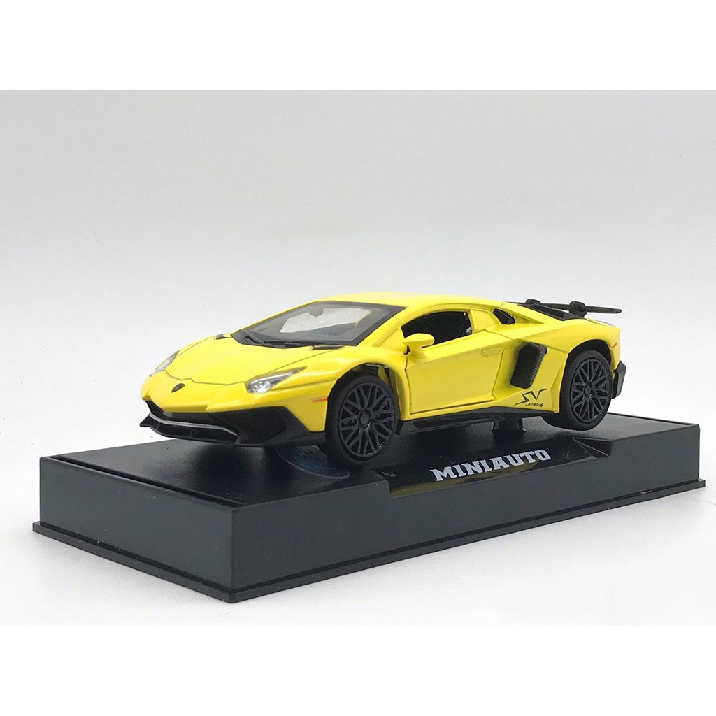 MÔ HÌNH XE Ô TÔ Siêu Xe LAMBOR Aventador SV LP750 | MINIAUTO tỷ lệ 1:32 Vàng