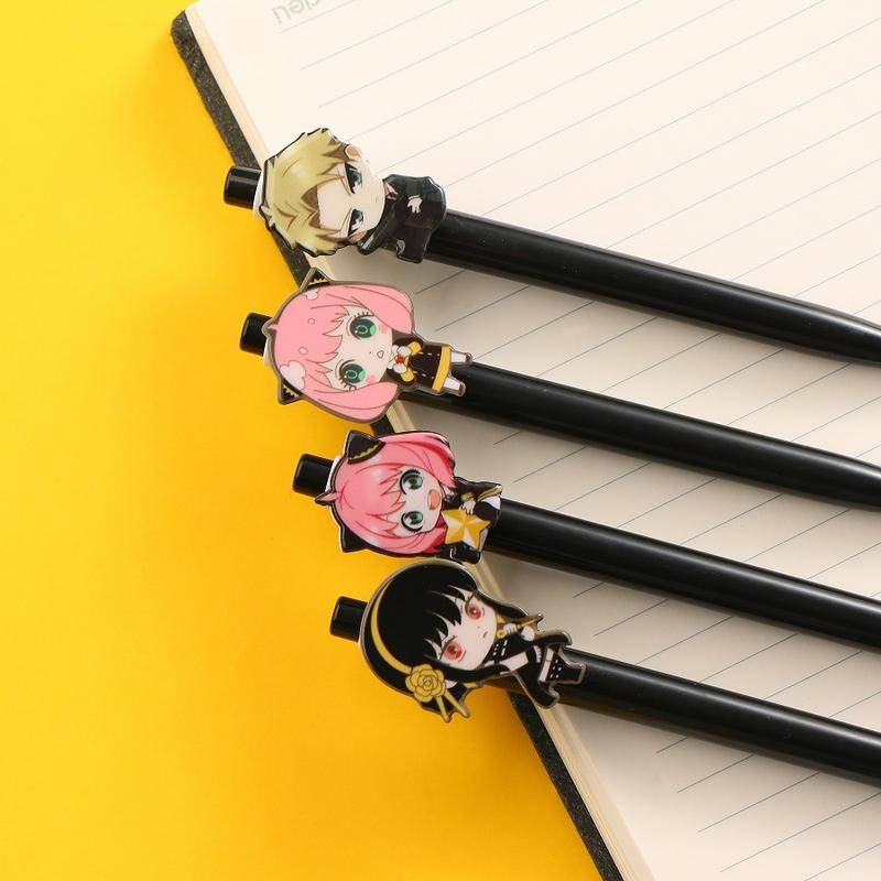 Bút Bi Mực Đen 0.7mm Hình Nhân Vật Loid Forger Yor Forger