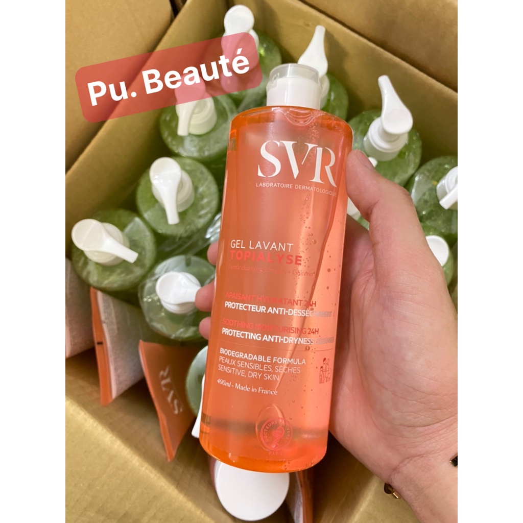 Gel Rửa Mặt SVR Gel Lavant Topialyse Cho Da Khô Và Nhạy Cảm Pháp  400ml