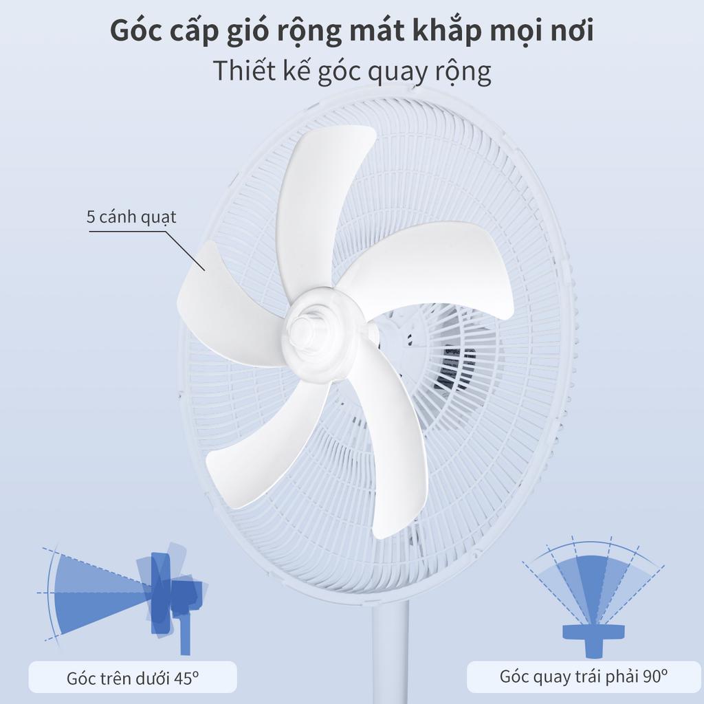 Quạt cây Simplus 16 inch DFSH006 sức gió lớn, tiếng ồn thấp, tiết kiệm năng lượng- Bảo Hành 1 Năm 1 Đổi 1