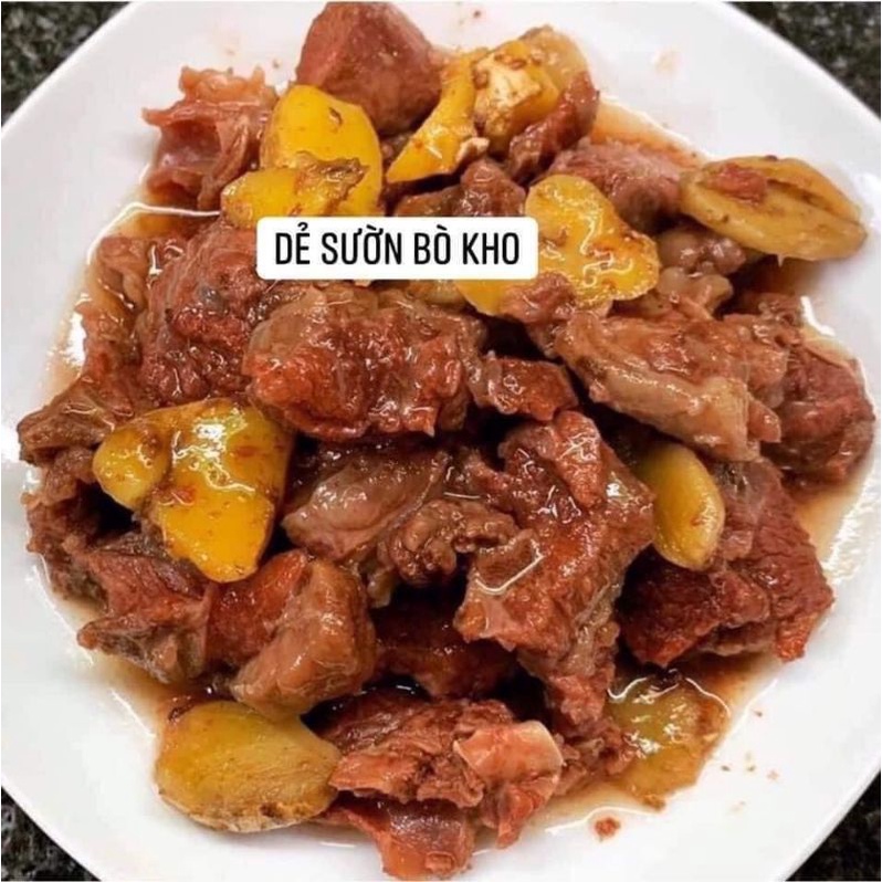 Dẻ sườn bò rút xương ❤HÀ NỘI SHIP HỎA TỐC❤ dẻ sườn bò đóng khay hút chân không ship siêu tốc.