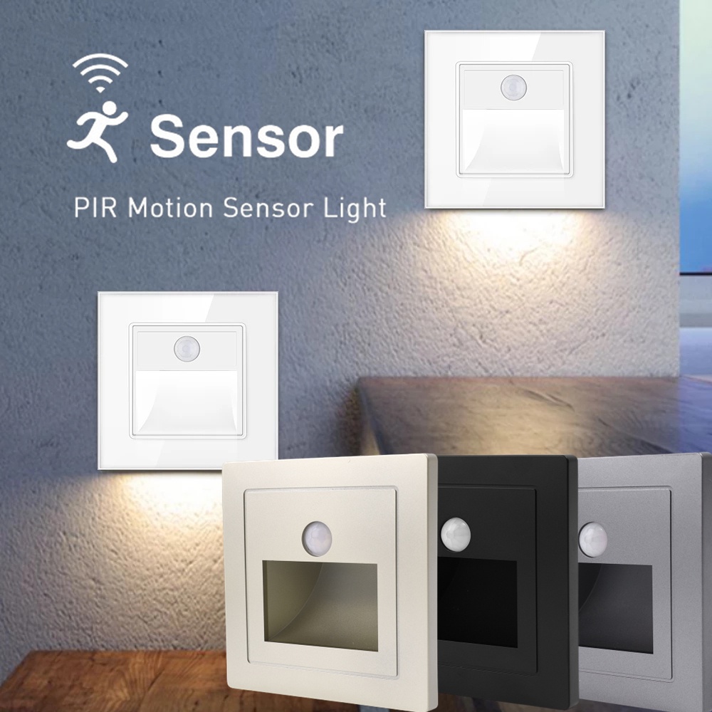 Đèn Led Cảm Biến Chuyển Động PIR Gắn Cầu Thang Hành Lang
