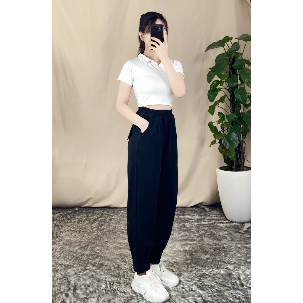 Quần jogger ống bó BASIC ulzzang_Chất umi hàng đẹp 457