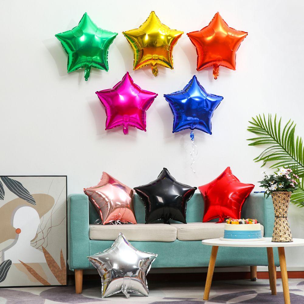 PINEVN Bong Bóng Hình Ngôi Sao Trang Trí Tiệc