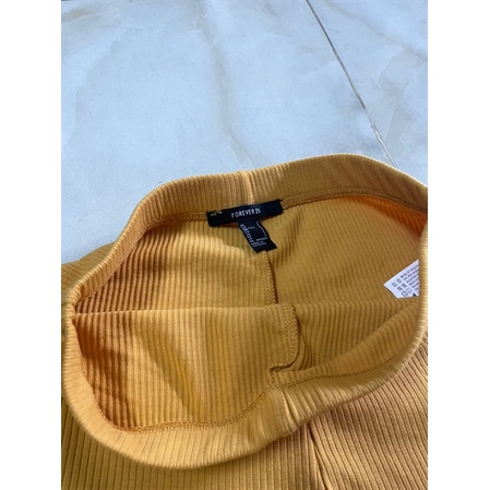Quần Biker F21 Nhung Gân - 3834