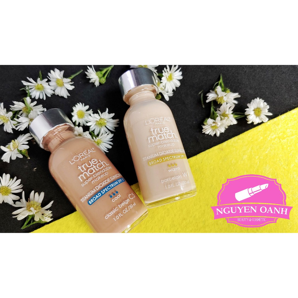 Kem nền L'Oréal True Match Super-Blendable Makeup Liquid Foundation SPF17 | BigBuy360 - bigbuy360.vn