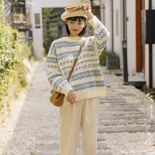[SP Tốt,Hỏa Tốc] Áo Khoác Cardigan Len  Áo Len Chui Đầu Form Rộng Phong Cách Retro Vintage - Mã AOL010