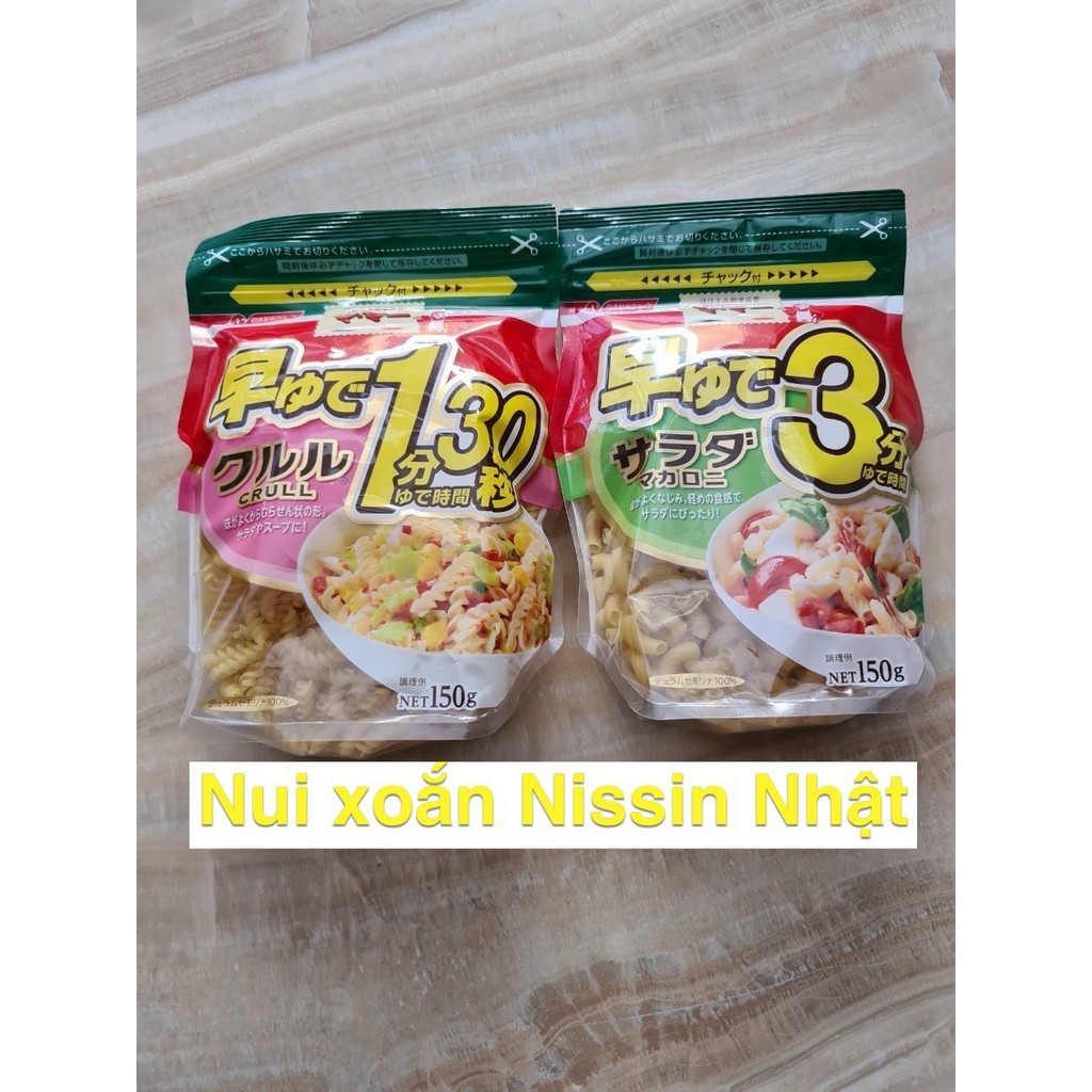 NUI XOẮN MACARONI NISSIN 150G