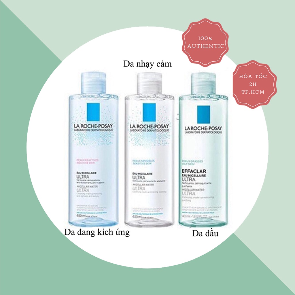 Nước tẩy trang La Roche-Posay Micellar Water Ultra - 400ml