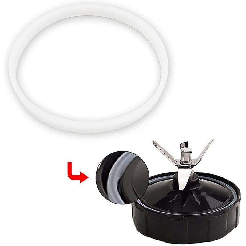 Set 6 Vòng Đệm Cao Su Trắng Hình Chữ O Thay Thế Cho Máy Xay Sinh Tố Ninja BL770