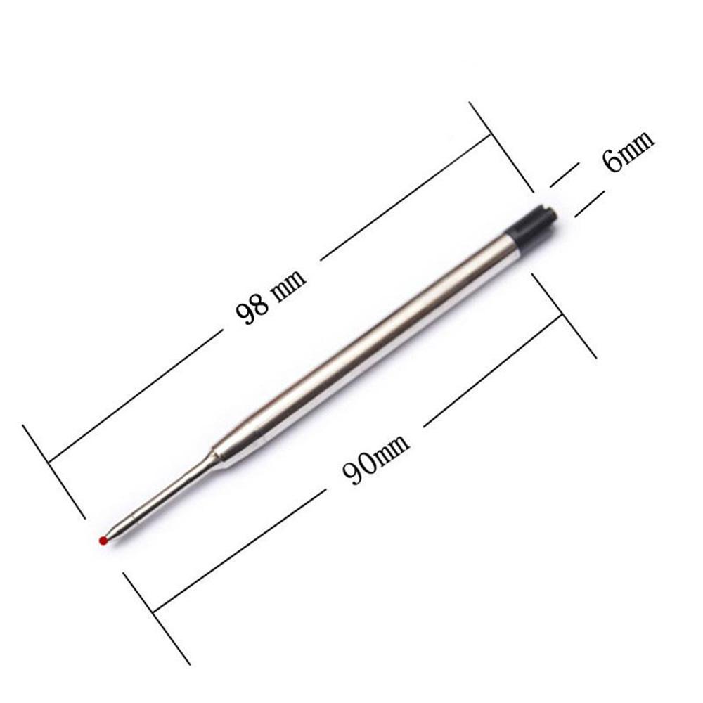 Set 10 Ruột Bút Bi Mực Xanh / Đen Ngòi 0.5mm